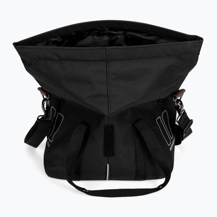 Basil Bloom City Handbag taška na riadidlá bicykla čierna B-1836 5