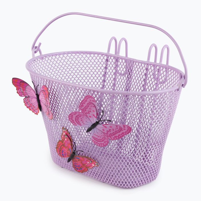 Basil Jasmin Butterfly košík na riadidlá fialový B-30134