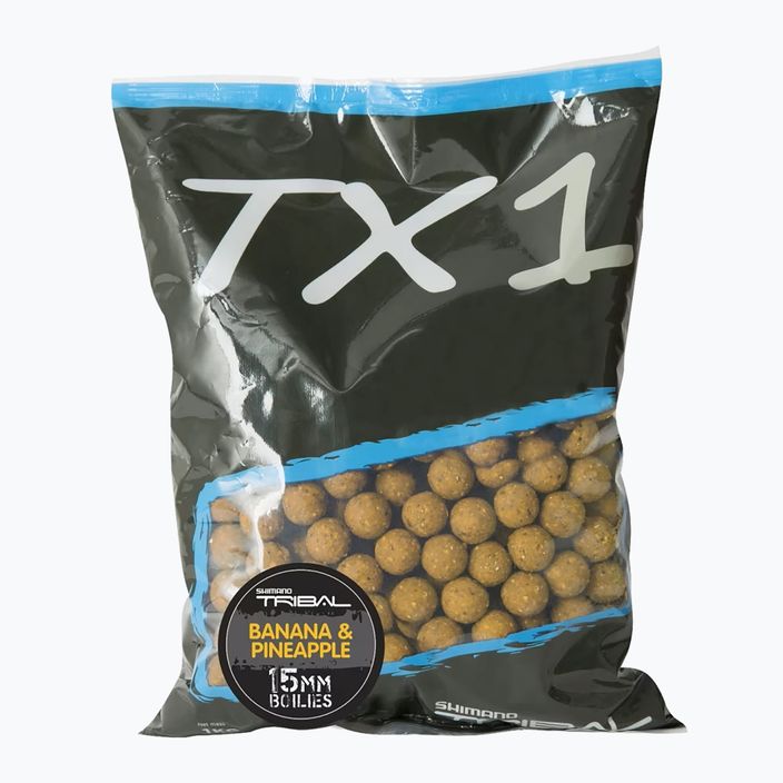 Shimano Tribal TX1 Banán a ananás kaprové boilies 1 kg