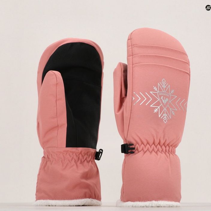 Rossignol dámske lyžiarske rukavice Perfy M cooper pink 8