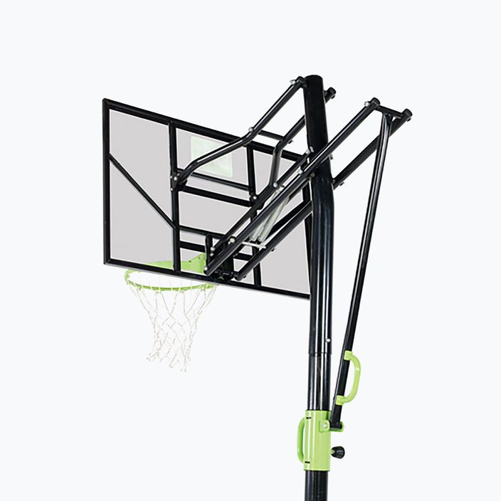 Prenosný basketbalový kôš s výkyvnou obručou EXIT Galaxy čierny 21 2