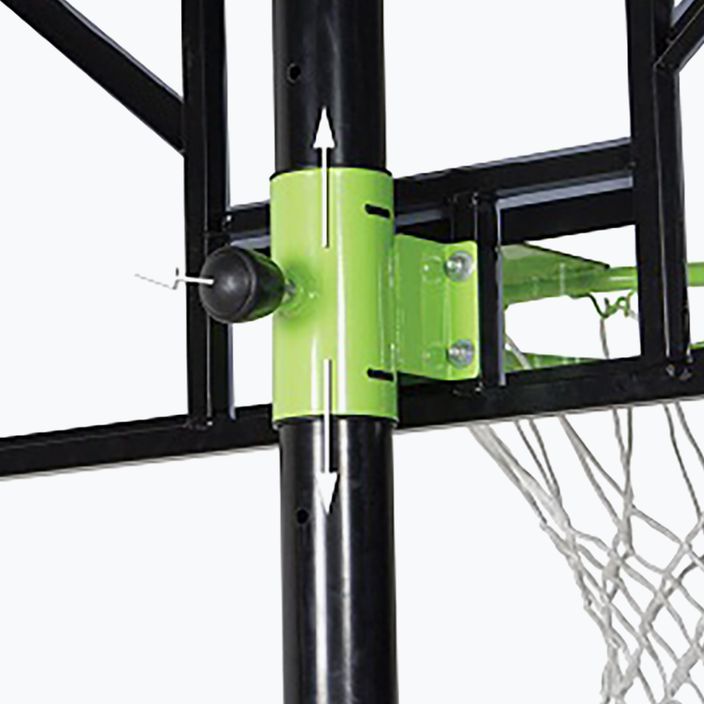 Prenosný basketbalový kôš EXIT Comet čierno-zelený 206 3