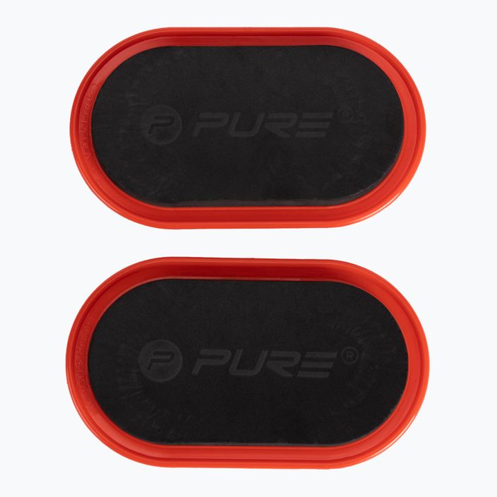 Pure2Improve Slide Disky na cvičenie Slide Pads 2 ks čierne 2209 5