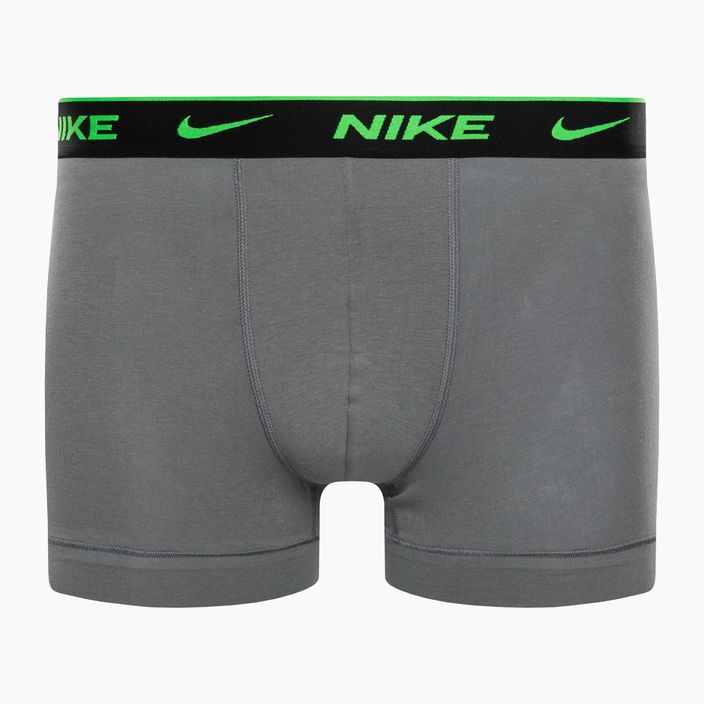 Pánske boxerky Nike Everyday Cotton Stretch Trunk 3Pk BAU geo block print/cool grey/black 5