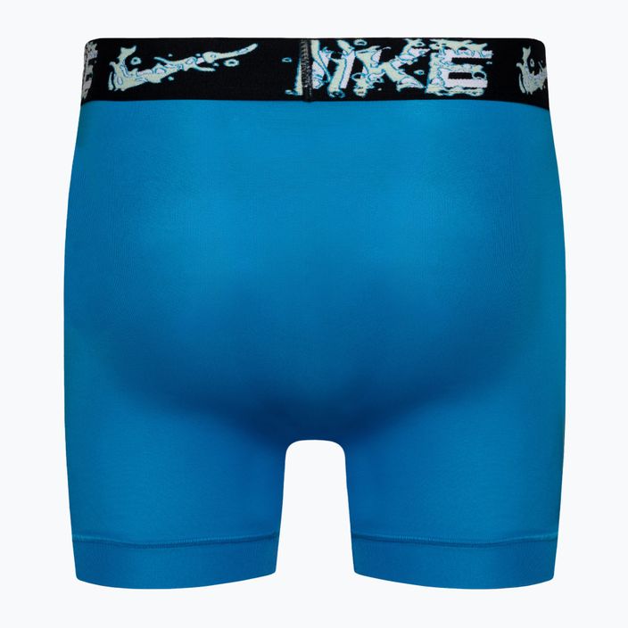 Pánske boxerky Nike Dri-Fit Essential Micro Boxer Brief 3 páry black/green/blue 5