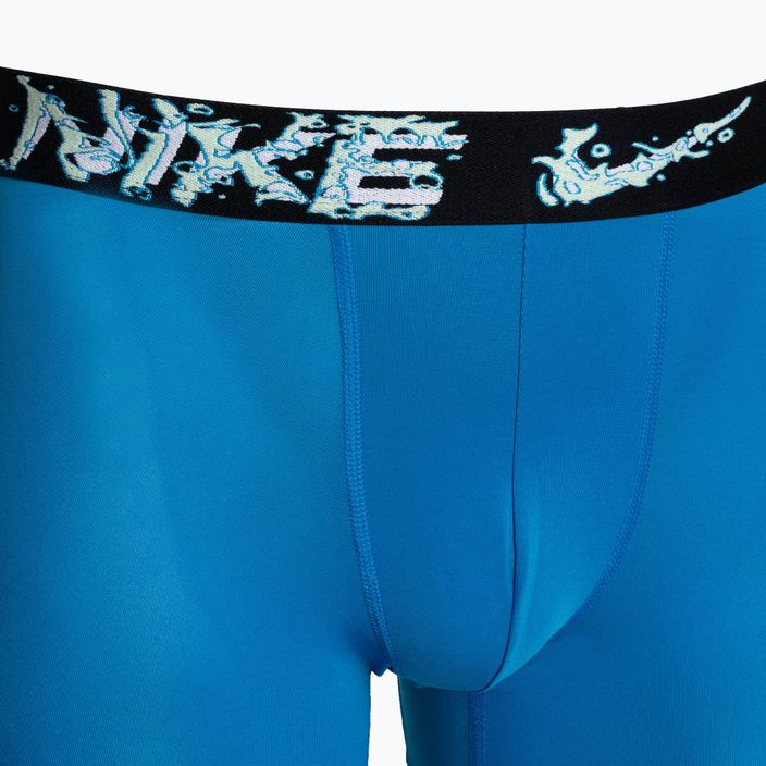 Pánske boxerky Nike Dri-Fit Essential Micro Boxer Brief 3 páry black/green/blue 6