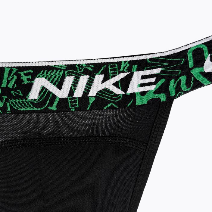 Pánske nohavičky Nike Dri-FIT Everyday Cotton Stretch Jock Strap 3 páry black/red/aquarius blue/stadium green 3