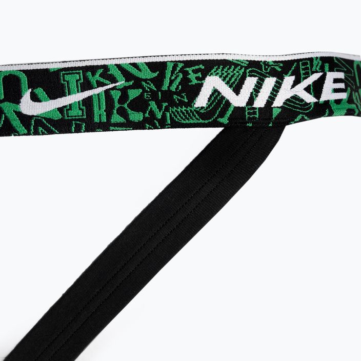 Pánske nohavičky Nike Dri-FIT Everyday Cotton Stretch Jock Strap 3 páry black/red/aquarius blue/stadium green 4