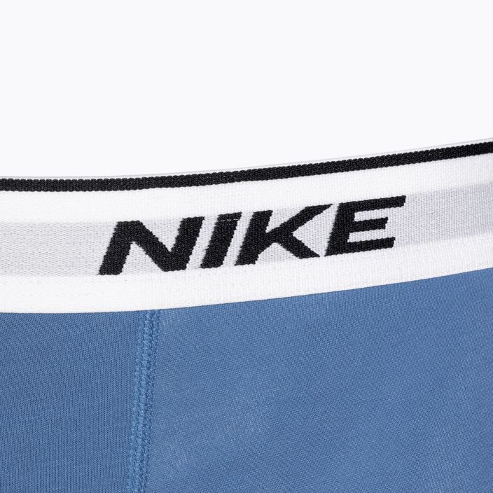 Pánske boxerky Nike Everyday Cotton Stretch Trunk 3 páry star blue/wolf grey/black white 5