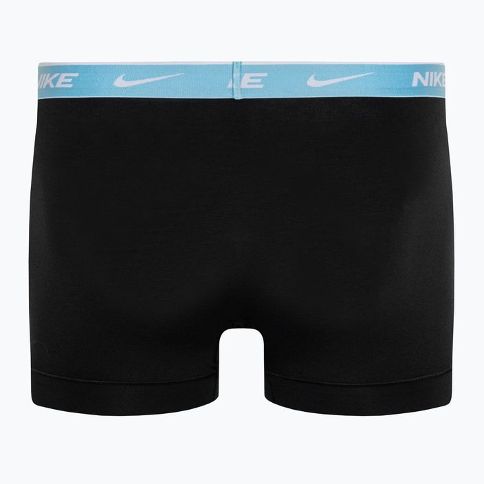 Pánske boxerky Nike Everyday Cotton Stretch Trunk 3 páry black/pear/aquarius/cark team red 3