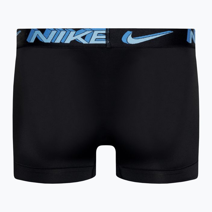Pánske boxerky Nike Dri-Fit Essential Micro Trunk 3 páry stadium green/pink rise/black 3d 3