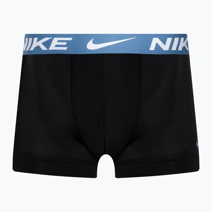 Pánske boxerky Nike Dri-Fit Essential Micro Trunk 3 páry black/star blue/pear/anthracite 2