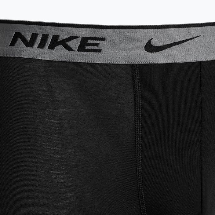 Pánske boxerky Nike Everyday Cotton Stretch Trunk 3 páry šedá/oranžová/žltá 6