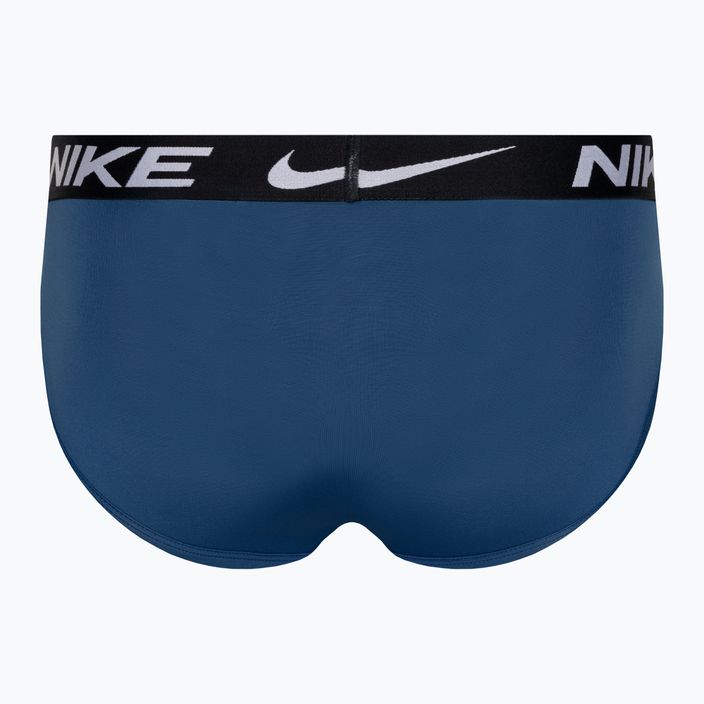 Pánske boxerky Nike Essential Micro Boxer Brief 3 páry šedá/ modrá/tmavočervená 3