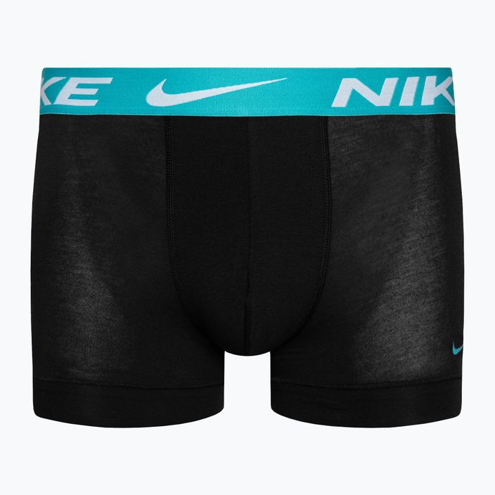 Pánske boxerky Nike Dri-Fit Essential Micro Trunk 3 páry modrá/navy/yellow 2