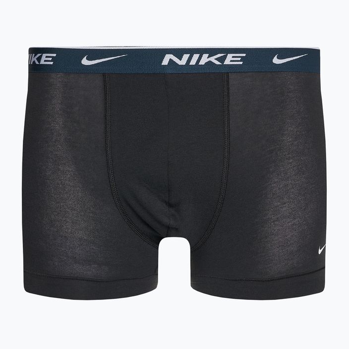 Pánske boxerky Nike Everyday Cotton Stretch Trunk 3 páry black/armory navy/black 5