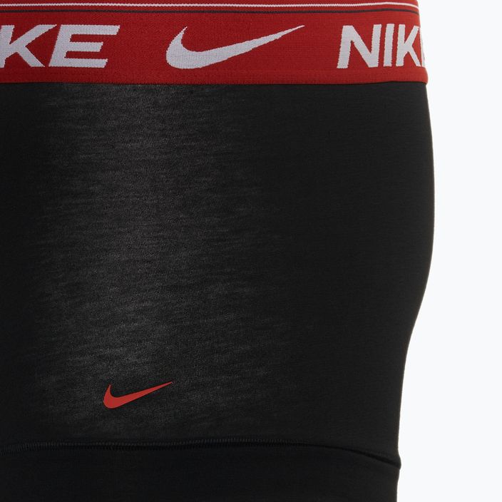 Pánske boxerky Nike Dri-FIT Ultra Comfort Trunk 3 páry black moon/dragon red/armory navy 4