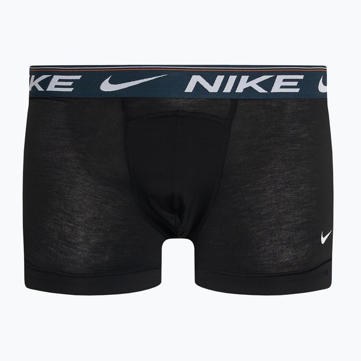 Pánske boxerky Nike Dri-FIT Ultra Comfort Trunk 3 páry black moon/dragon red/armory navy 6