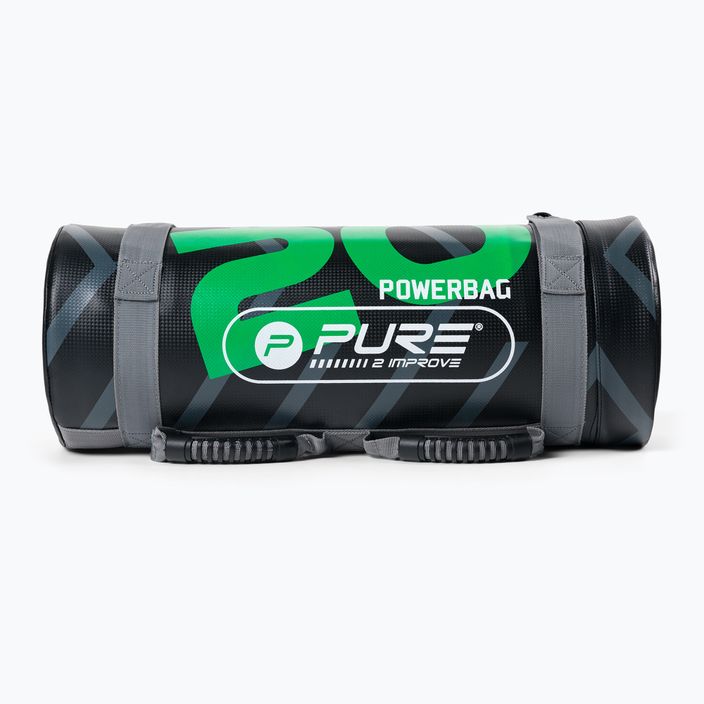 Pure2Improve 20kg silové boxovacie vrece čierne/zelené P2I202250 2