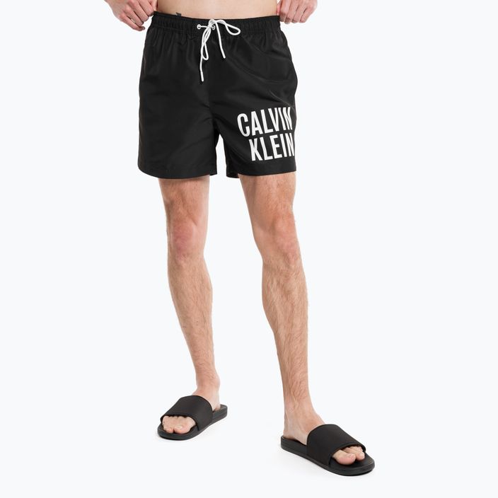 Pánske plavecké šortky Calvin Klein Medium Drawstring black 4