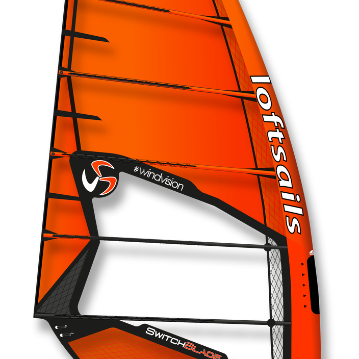 Loftsails 2022 Switchblade Freerace oranžová windsurfingová plachta LS060012800