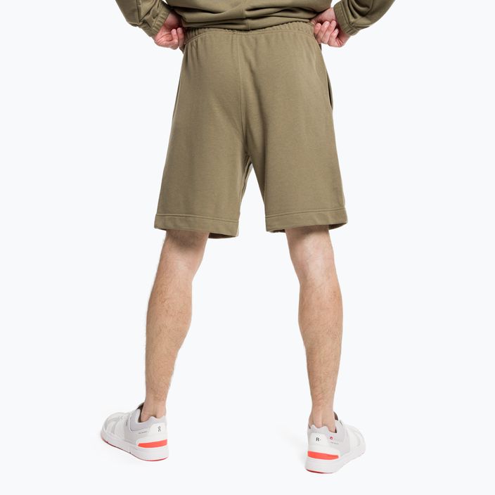 Pánske tréningové šortky Calvin Klein 8.5" Knit 8HU šedá olivová 4