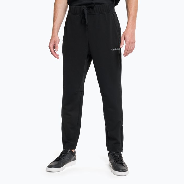 Pánske tréningové nohavice Calvin Klein Knit BAE black beauty