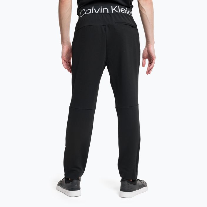 Pánske tréningové nohavice Calvin Klein Knit BAE black beauty 3