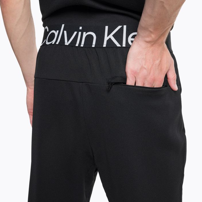 Pánske tréningové nohavice Calvin Klein Knit BAE black beauty 5