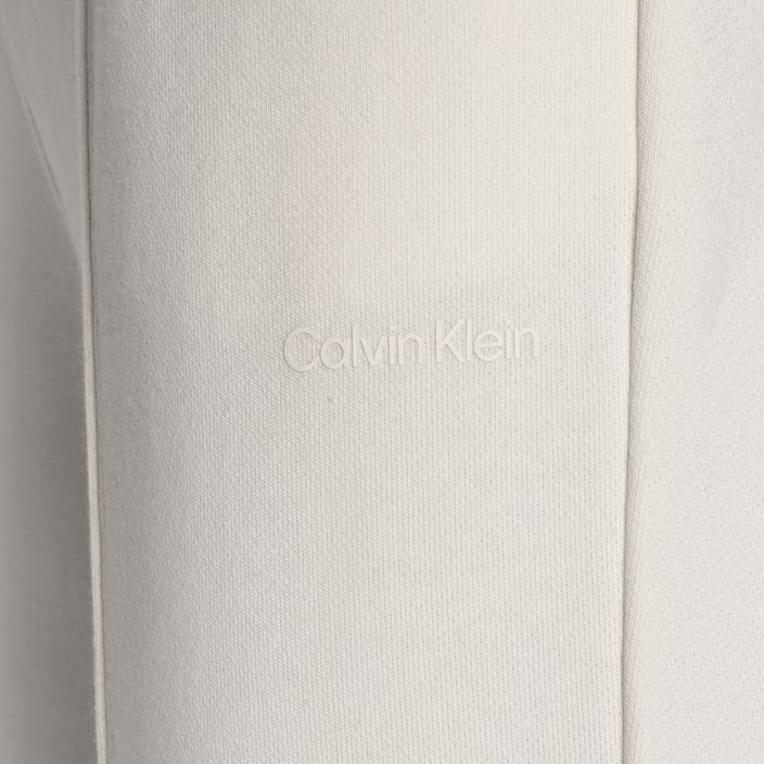Dámske tréningové nohavice Calvin Klein Knit YBI white suede 7