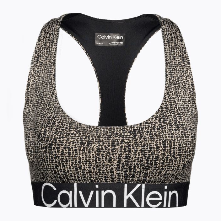 Calvin Klein Medium Support 8VR fitness podprsenka s nápadnou potlačou 5