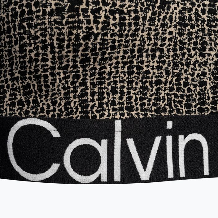 Calvin Klein Medium Support 8VR fitness podprsenka s nápadnou potlačou 7