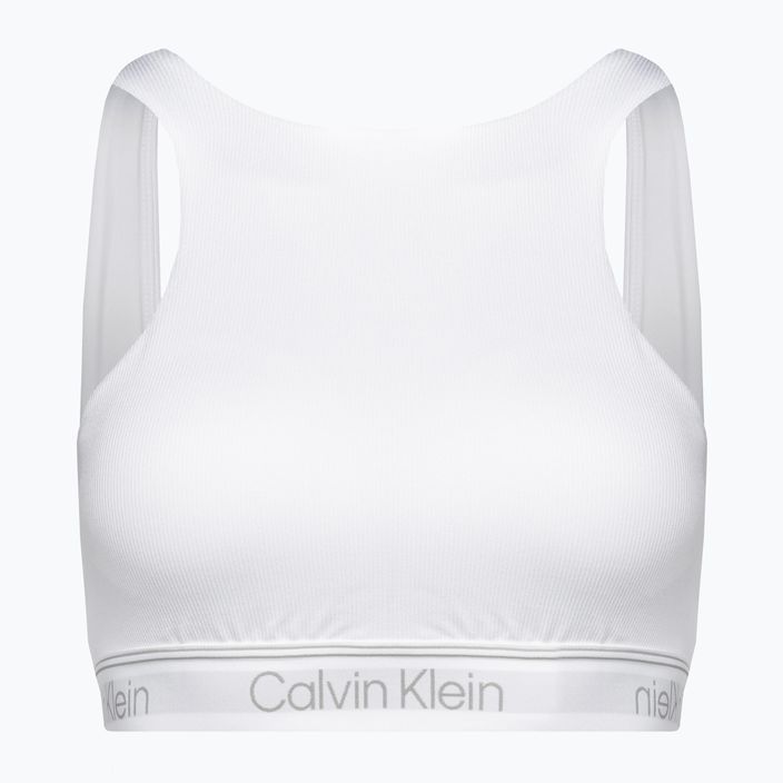 Calvin Klein Medium Support YAF žiarivo biela fitness podprsenka