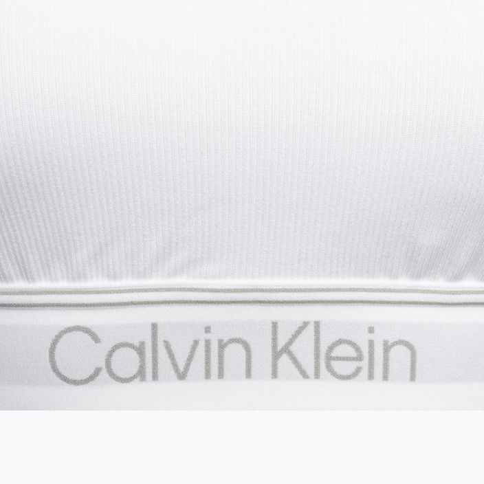 Calvin Klein Medium Support YAF žiarivo biela fitness podprsenka 3