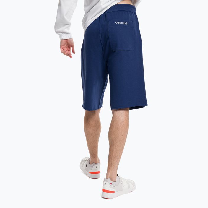 Pánske tréningové šortky Calvin Klein 7" Knit 6FZ blue depths 3