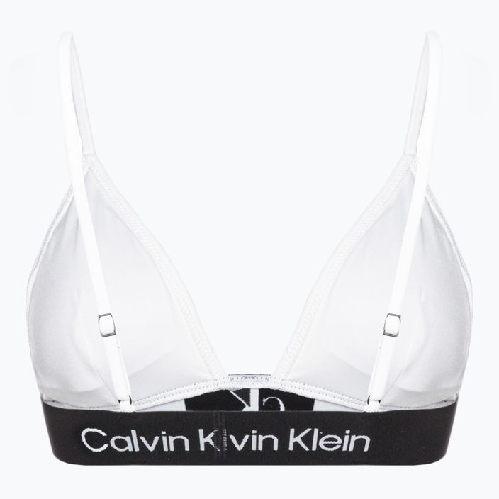 Calvin Klein Horný diel plaviek Triangle-Rp biely 2