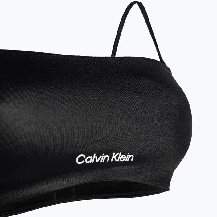 Calvin Klein Vrchný diel plaviek Bandeau-Rp čierny 3