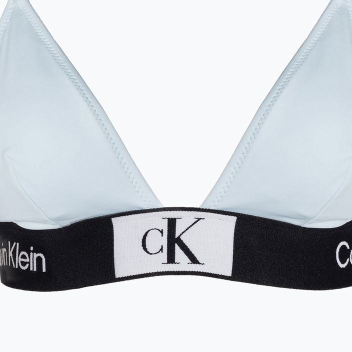 Calvin Klein Triangle-Rp modrý vrchný diel plaviek 3