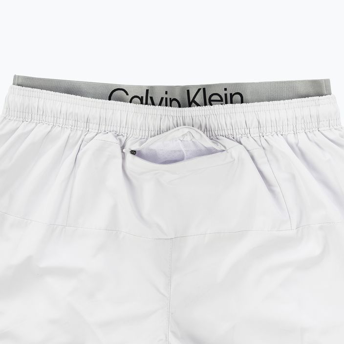 Calvin Klein Pánske krátke plavecké šortky s dvojitým pásom nimbus cloud 5