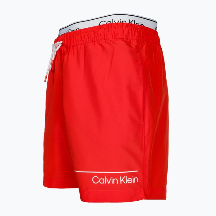 Pánske plavecké šortky Calvin Klein Medium Double WB Hot Heat 3