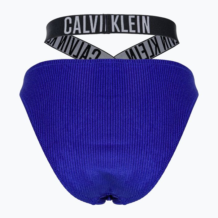 Calvin Klein Spodný diel plaviek High Leg Cheeky Bikini midnight lagoon 2