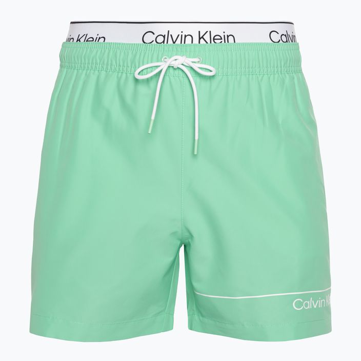 Pánske plavecké šortky Calvin Klein Medium Double WB cabbage