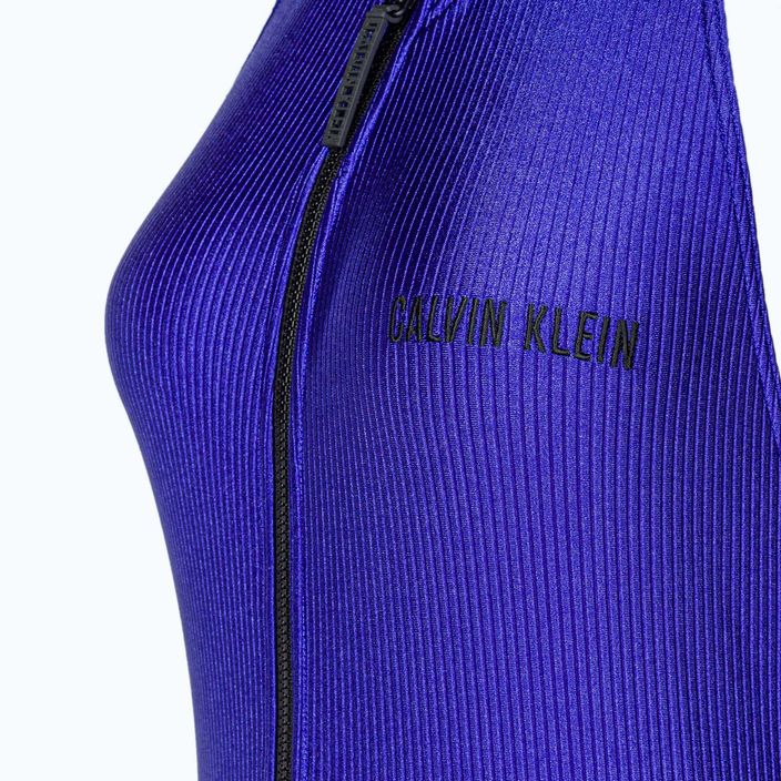 Dámske jednodielne plavky Calvin Klein Racerback Midnight Lagoon 3