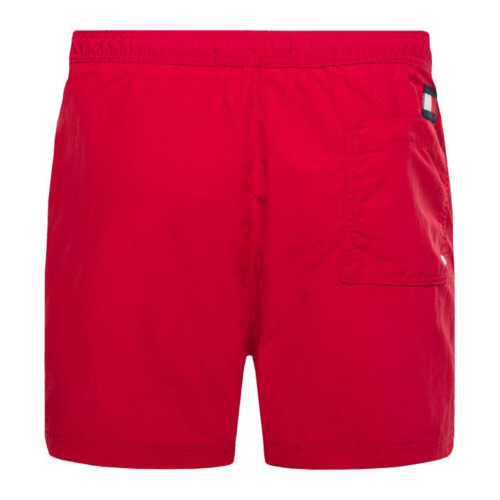 Pánske plavecké šortky Tommy Hilfiger Sf Medium Drawstring red 2