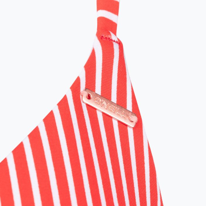 Dámske dvojdielne plavky O'Neill Baay Maoi Bikini red simple stripe 3