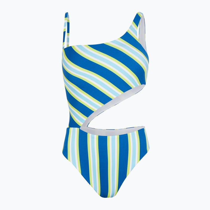 Dámske jednodielne plavky O'Neill Poppy blue towel stripe