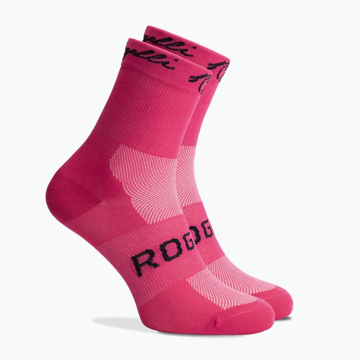 Dámske cyklistické ponožky Rogelli RCS-15 pink