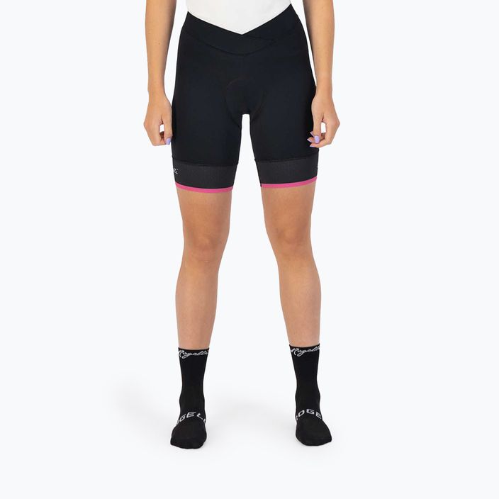 Dámske cyklistické šortky Rogelli Select II black/pink