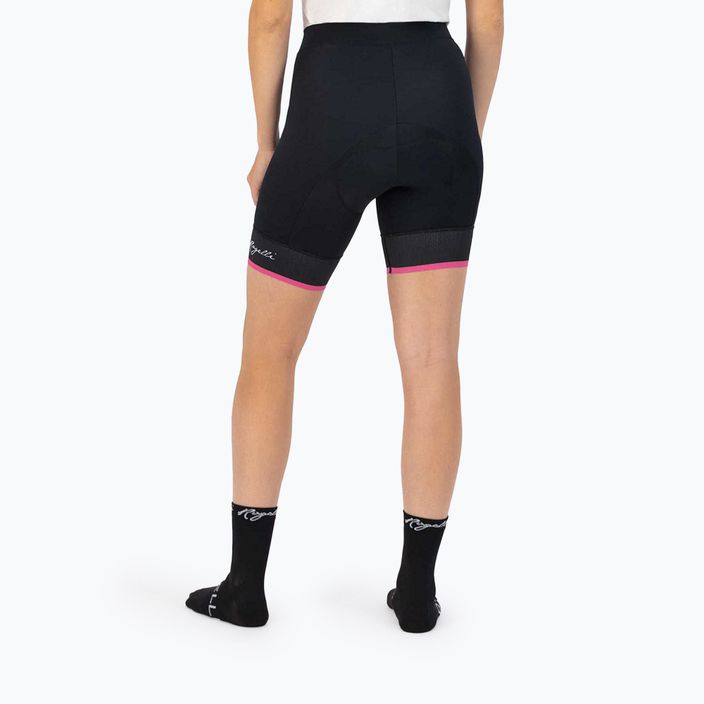 Dámske cyklistické šortky Rogelli Select II black/pink 2