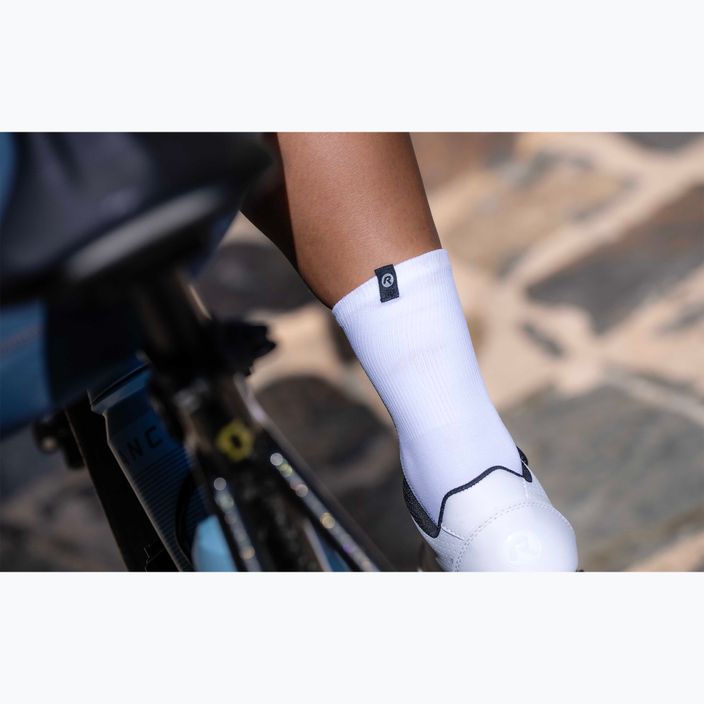 Cyklistické ponožky Rogelli Essential 2 páry biele 3